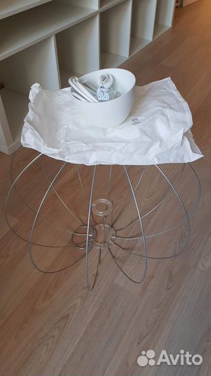 Светильник/люстра икеа регнскур белый