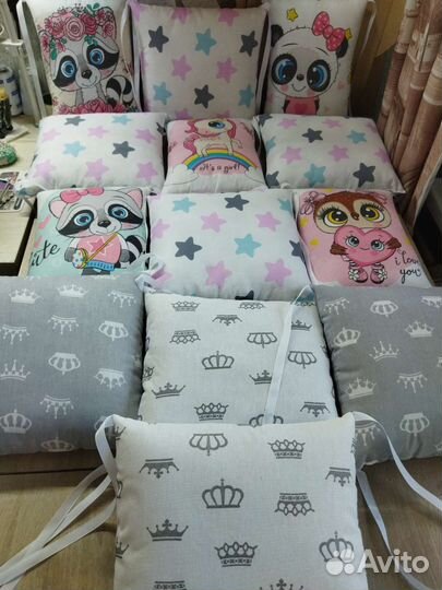 Новые бортики в кроватку