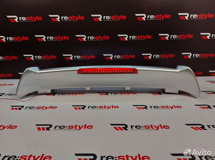 Спойлер на крышу Land Cruiser Prado 95 серебро