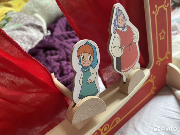 Детский театр Игрушка из дерева развивающая