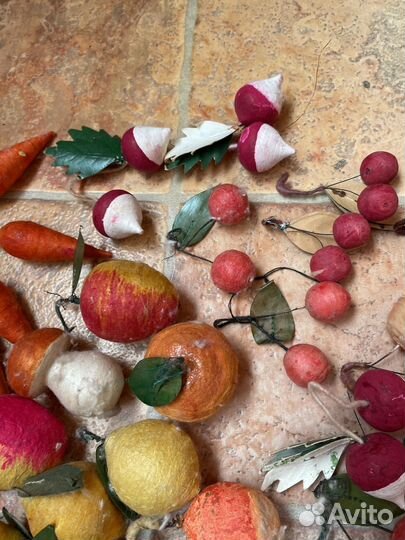 Ватные елочные игрушки СССР