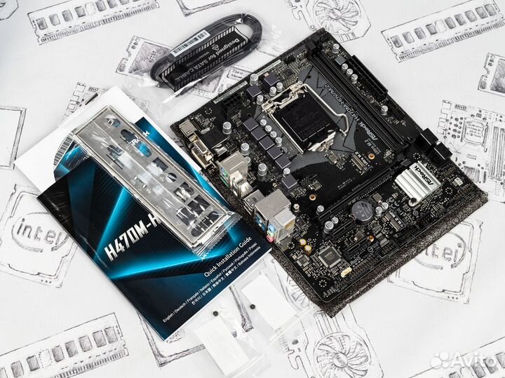 Материнская плата ASRock H470M-HDV/M.2