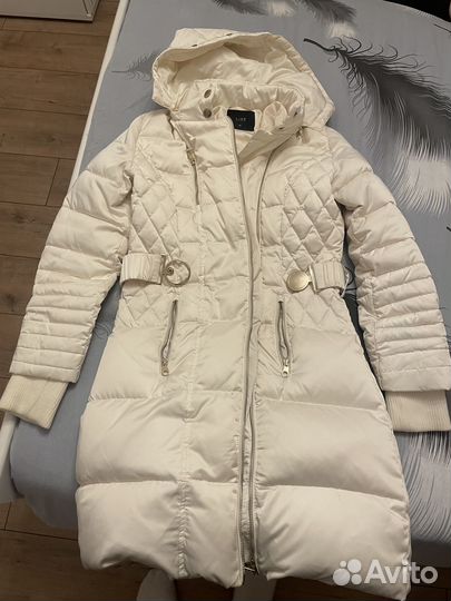 Пуховик женский длинный lime