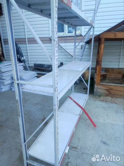 Стеллажи металлические бу для гаража для склада