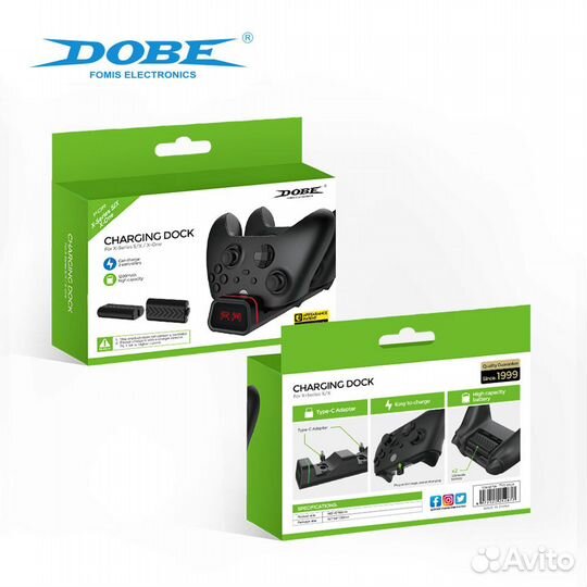 XBox Series зарядная станция+2 аккум.1200mAh,новая