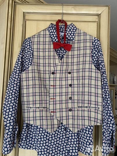 Рубашка, желет, бабочка на мальчика