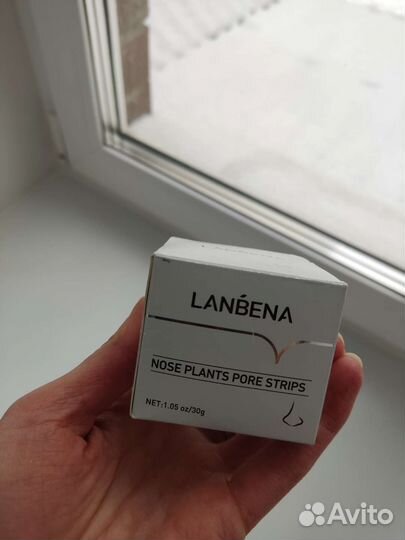 Lanbena nose белая маска от чёрных точек оригинал