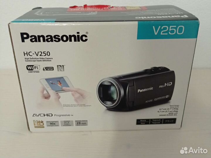Видеокамера Panasonic HC-V250