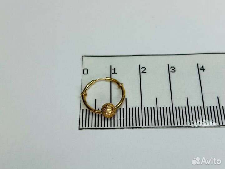 Золотые серьги