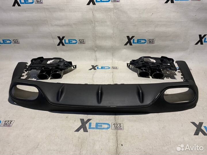 Диффузор заднего бампера Mercedes C238 W213 coupe