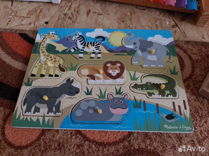 Пазл сортер, ксилофон, лабиринт