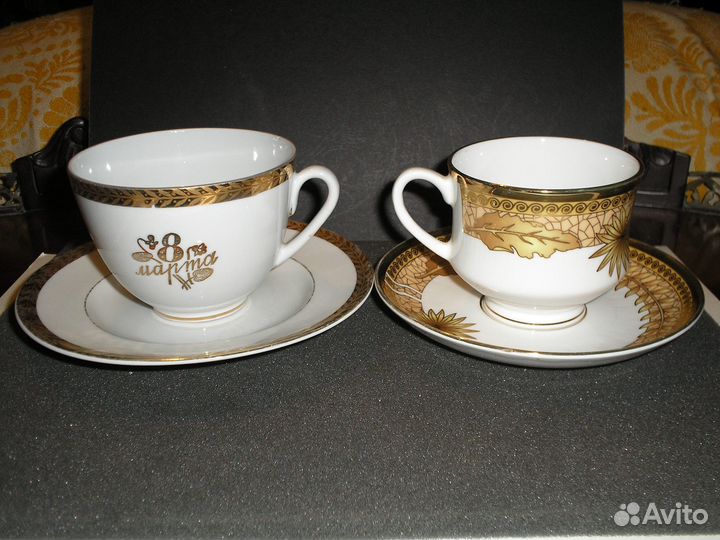 Чайные пары лфз и др. Фарфор