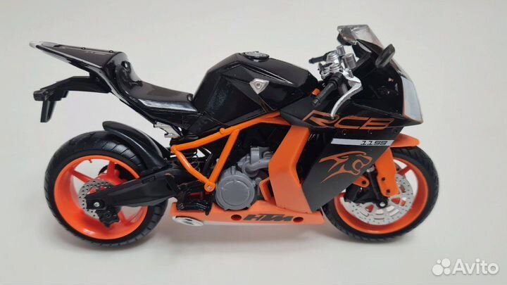Модель мотоцикла Alloy KTM RC8, 1198