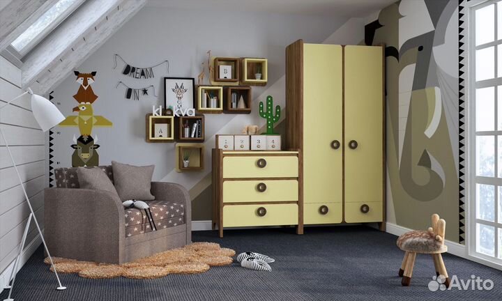 Кровать чердак фабрика клюква