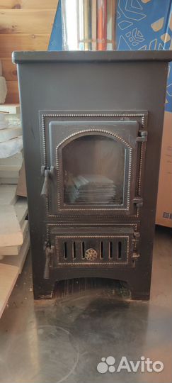 Печь камин дровяная