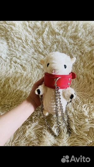 Чокер ошейник с зажимами