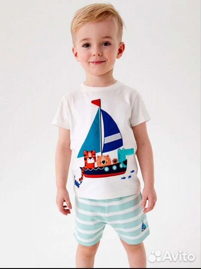 Костюм для мальчика (футболка + шорты)