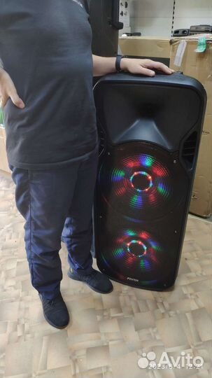 Колонка огромная 1600 Вт 2 х 15