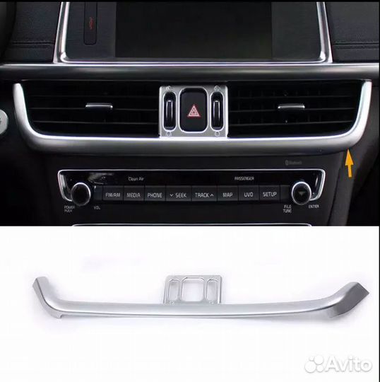 Рамка (накладка) на панель Kia Optima JF