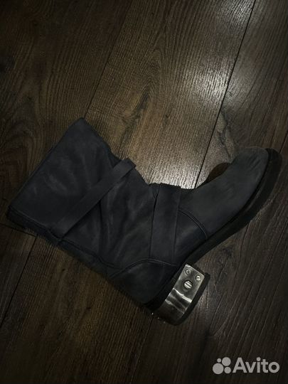 Кожаные женские новые сапоги 36