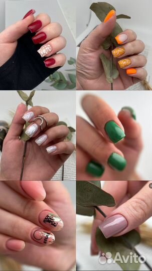 Маникюр гель лак
