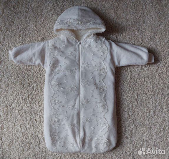 Конверт кокон на выписку 56-62 размер