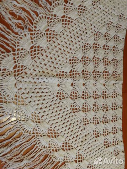 Шаль вазяная крючком