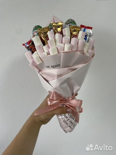 Подарок учителю, вкусный букет, букет из сладостей