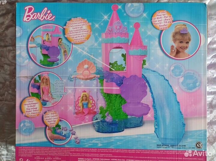 Набор для игры в ванной замок Barbie