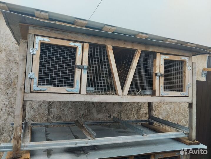 Клетка для кроликов б/у