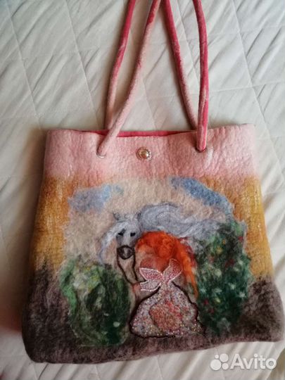 Cумка ручной работы (валяние)