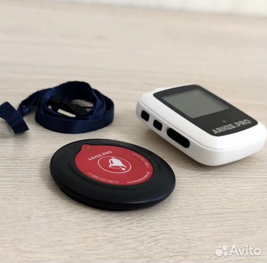 Кнопка вызова персонала Слим и пейджер Поясной