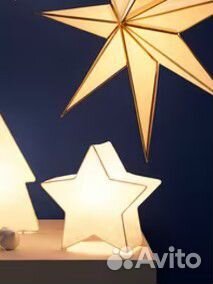Настольная лампа, звезда IKEA Strala, 25 см