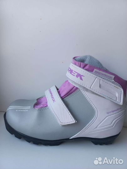 Лыжные ботинки,для девочки,33 размер(21 см)