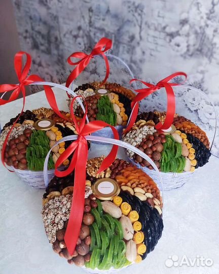 Ореховая корзина/съедобный букет/вкусный букет
