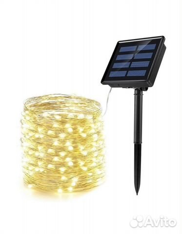 Светодиодная гирлянда на солнечной батарее