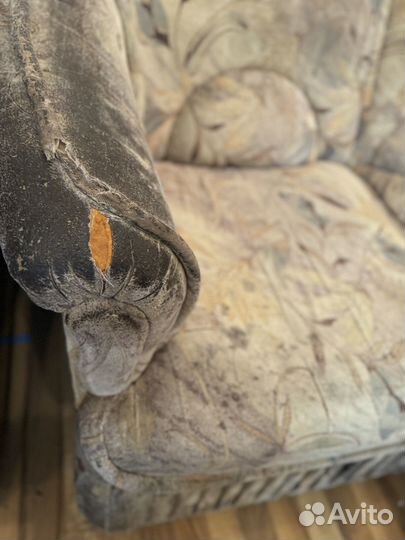 Угловой диван с креслом бу