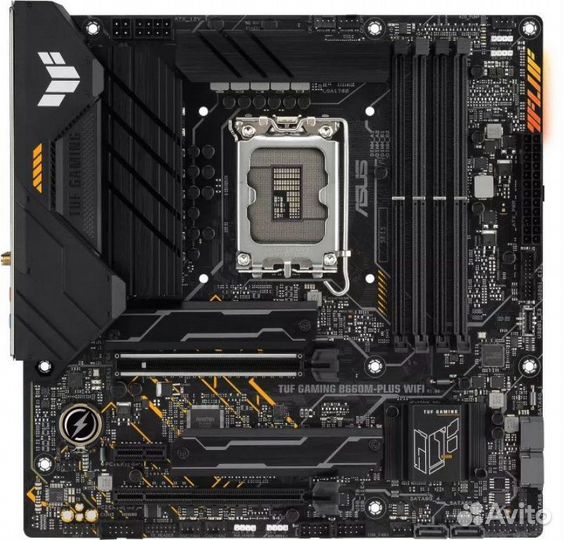 Материнская плата Asus TUF gaming B660M-plus wifi Soc-1700 Intel B660 4xDDR5 mATX AC97 8ch(7.1) 2.5