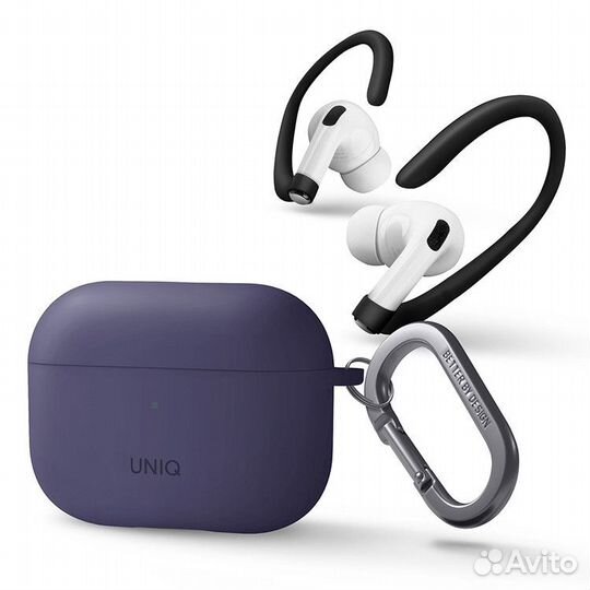 Чехол Uniq с карабином и держателем для AirPods P