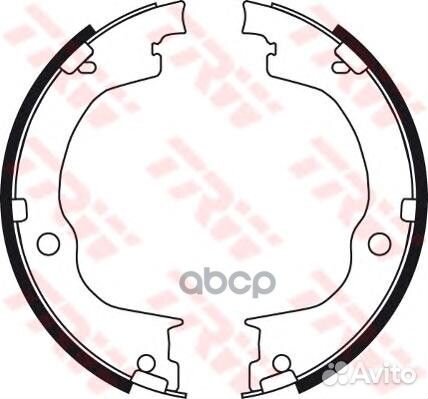 Комплект тормозных колодок, барабанный тормоз G