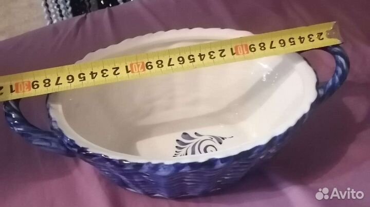 Супница гжель