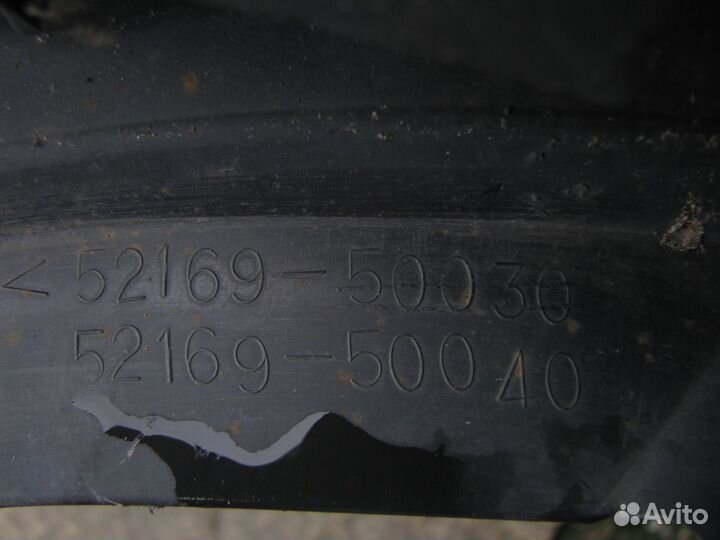 Lexus LS Юбка заднего бампера