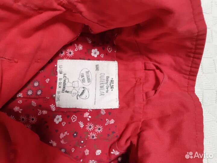 Плащик для девочки 80