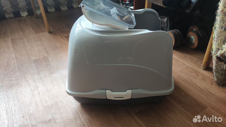 Кошачий лоток закрытый большой