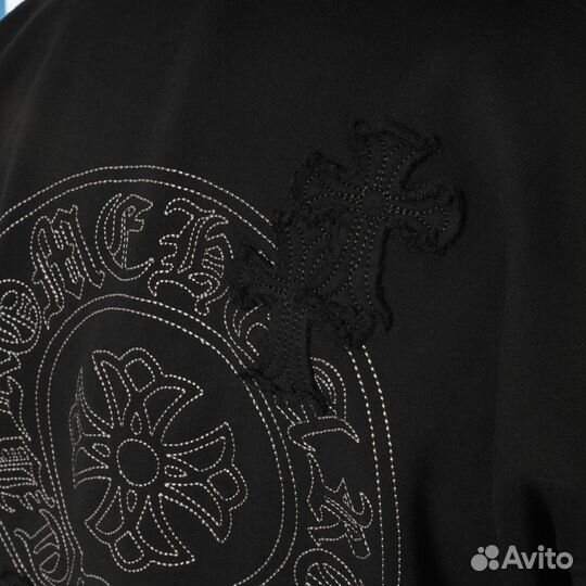 Свитшот Chrome Hearts черный