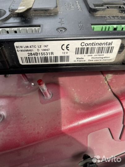 Блок комфорта renault fluence 1.6