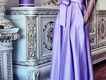 Платье вечернее сиреневый фиолетовой 44р в пол