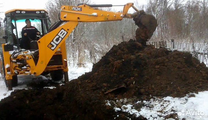 Услуги трактора экскаватора