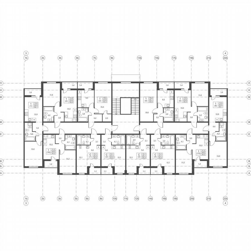 1-к. квартира, 35 м², 2/8 эт.