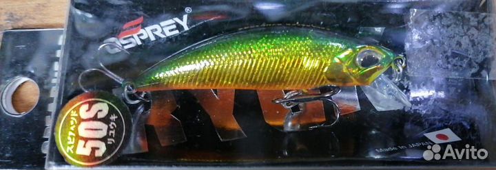 Воблер Osprey Spearhead Ryuki 50S 4.5гр 0,2-1,0м 0